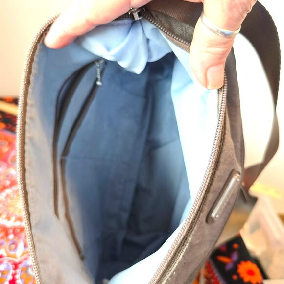 Baggallini Large Hobo Tote in Platinum/gray - Picture 9 of 11
